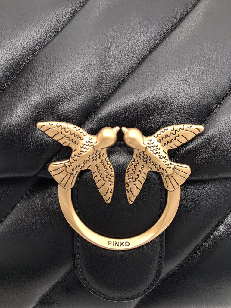 Borsa big love puff maxi quilt nera 100037 A0F2NERO PINKO 