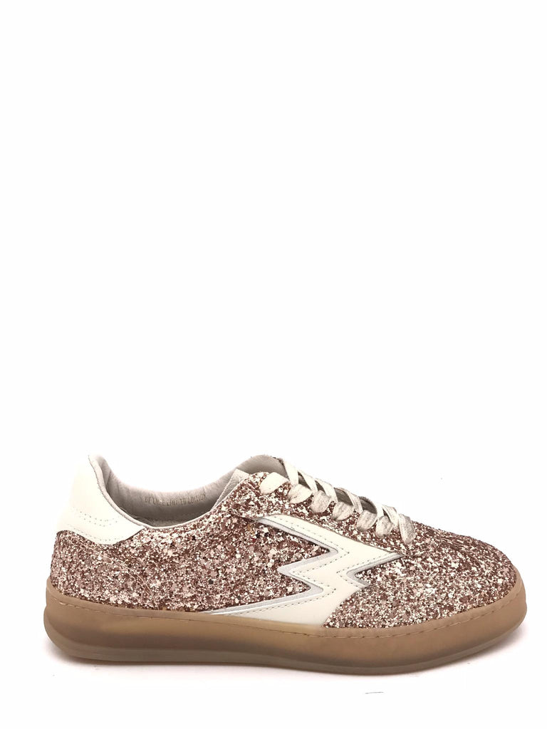 Sneakers club in glitter champagne MG702CO CHAMPAGNE MOACONCEPT 