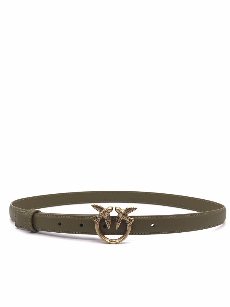Cintura love berry h2 verde militare 100143 A0F1VERDE MILITARE PINKO 