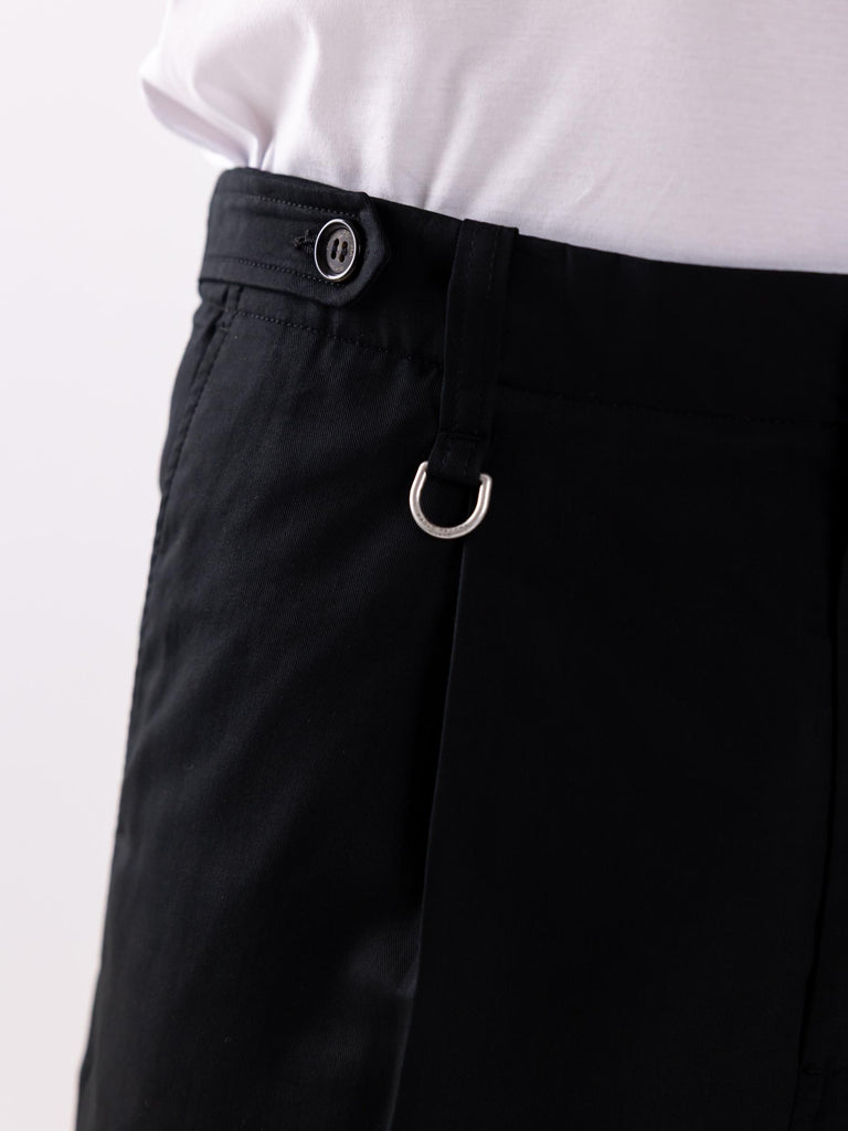 Bermuda uomo cotone leggero nero D021 NERO PAOLO PECORA 