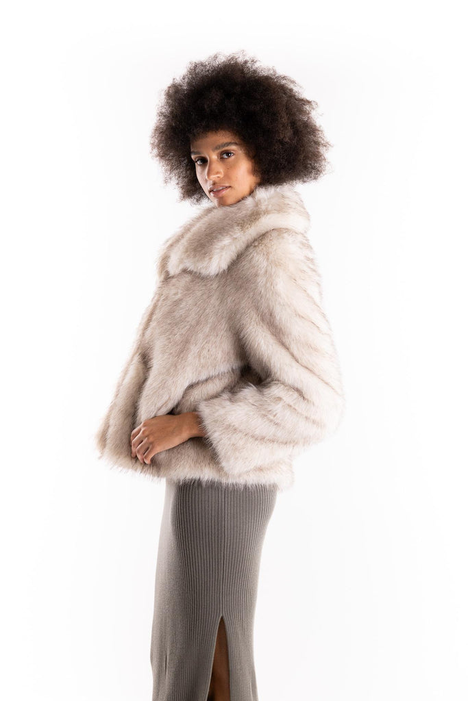 Eco-pelliccia Fervore grigia 25244560122 GRIGIO MARELLA 