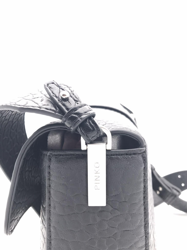 Borsa love one classic slouchy nera 104524 A2JUNERO PINKO 