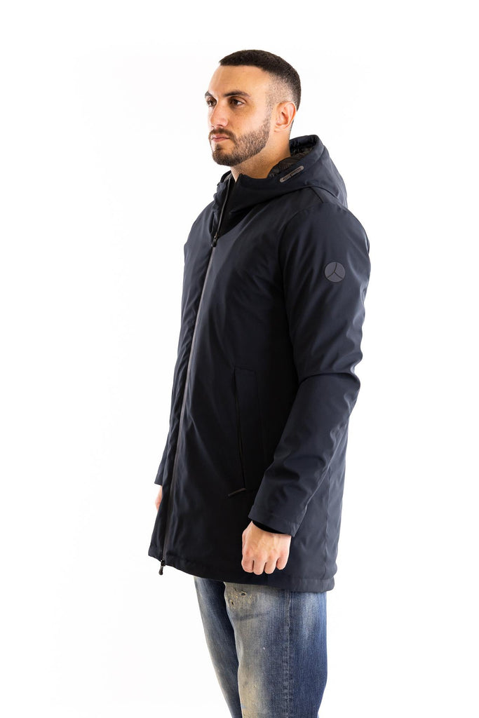 Piumino lungo Auji blu AUJI BLU PEOPLE OF SHIBUYA 