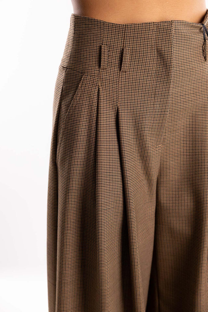 Pantalone palazzo Bondeno marrone 2523136011200 006MARRONE MARELLA 