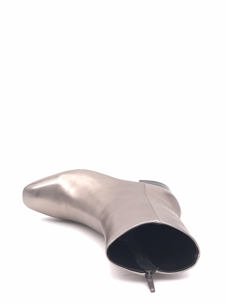 Tronchetto Jack in pelle laminata antracite JACK ANTRACITE LOAFER 