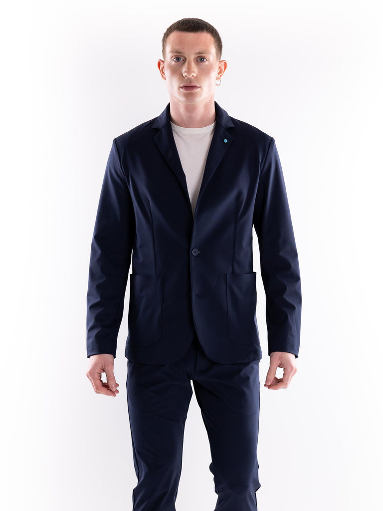 Giacca uomo in tessuto tecnico blu SEIWA BLU PEOPLE OF SHIBUYA 