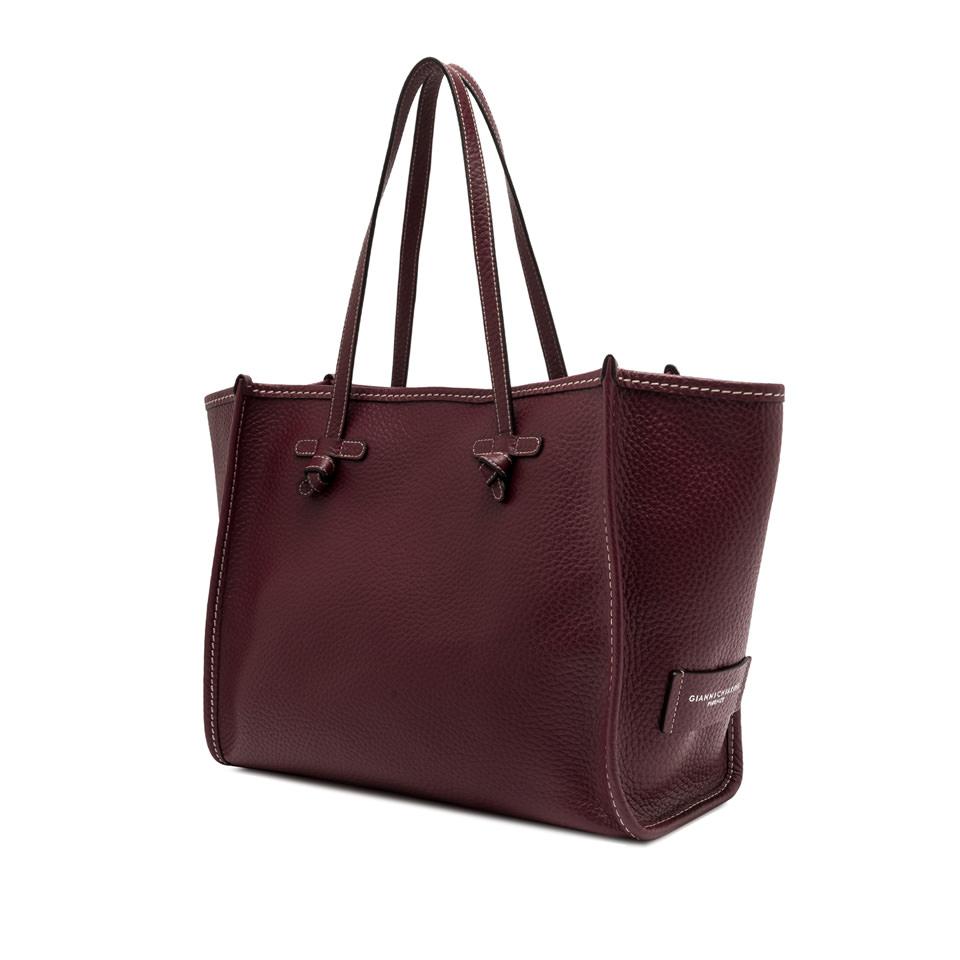 Borsa Marcella in pelle bottalata bordò BS9330 BORDEAU GIANNI CHIARINI 