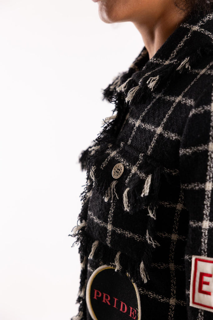 Giacca chanel patch nera 15091 NERO 5 PROGRESS 