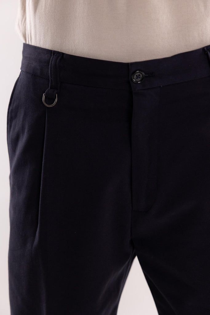 Pantalone japan blu scuro B124 BLU PAOLO PECORA 