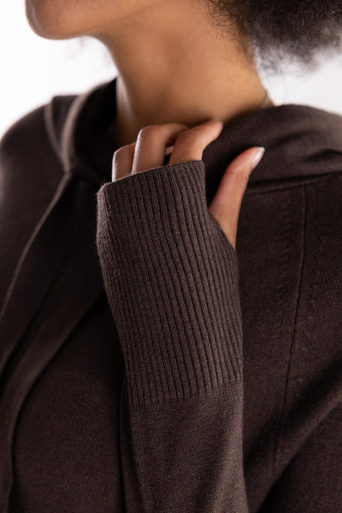 Maglia con cappuccio color moro HMABW02120 TESTA DI MORO HINNOMINATE 