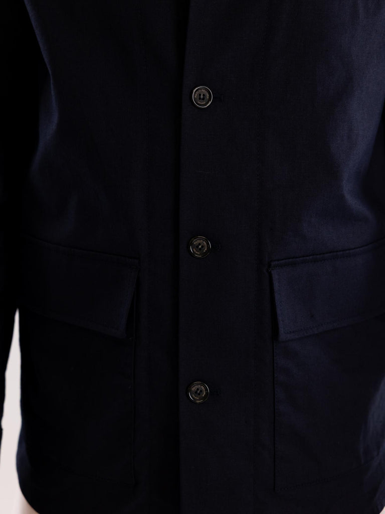 Giacca-camicia uomo in tessuto blu L101 36166685 PAOLO PECORA 