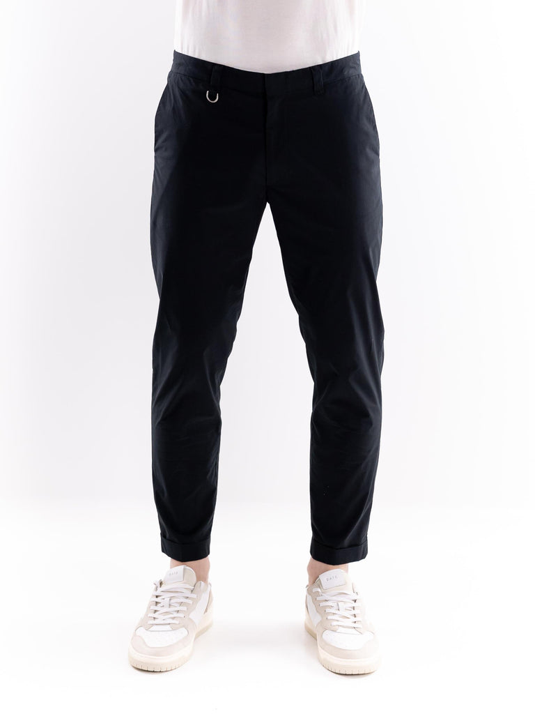 Pantalone uomo chinos leggero nero B022 NERO PAOLO PECORA 