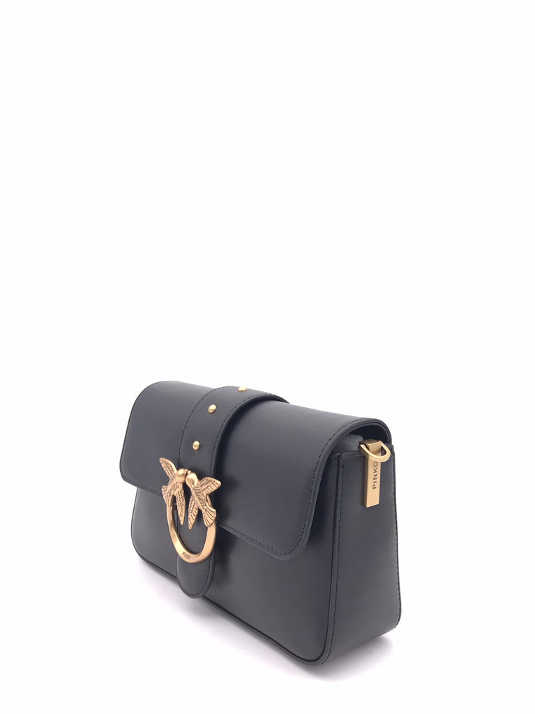 Borsa love one mini slouchy nera 104340 A0QONERO PINKO 