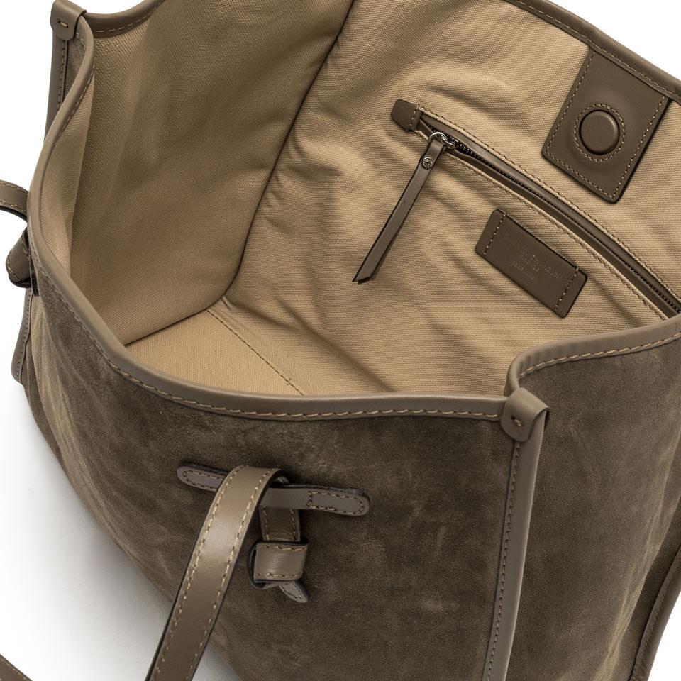 Borsa Marcella in pelle scamosciata daino BS8990 TAUPE GIANNI CHIARINI 