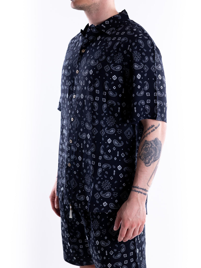 Camicia bowling fantasia Uxydona nera MBWL NERO TOOCO 