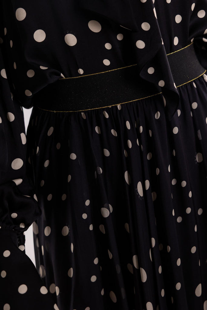 Gonna lunga black pois 15005 NERO 5 PROGRESS 