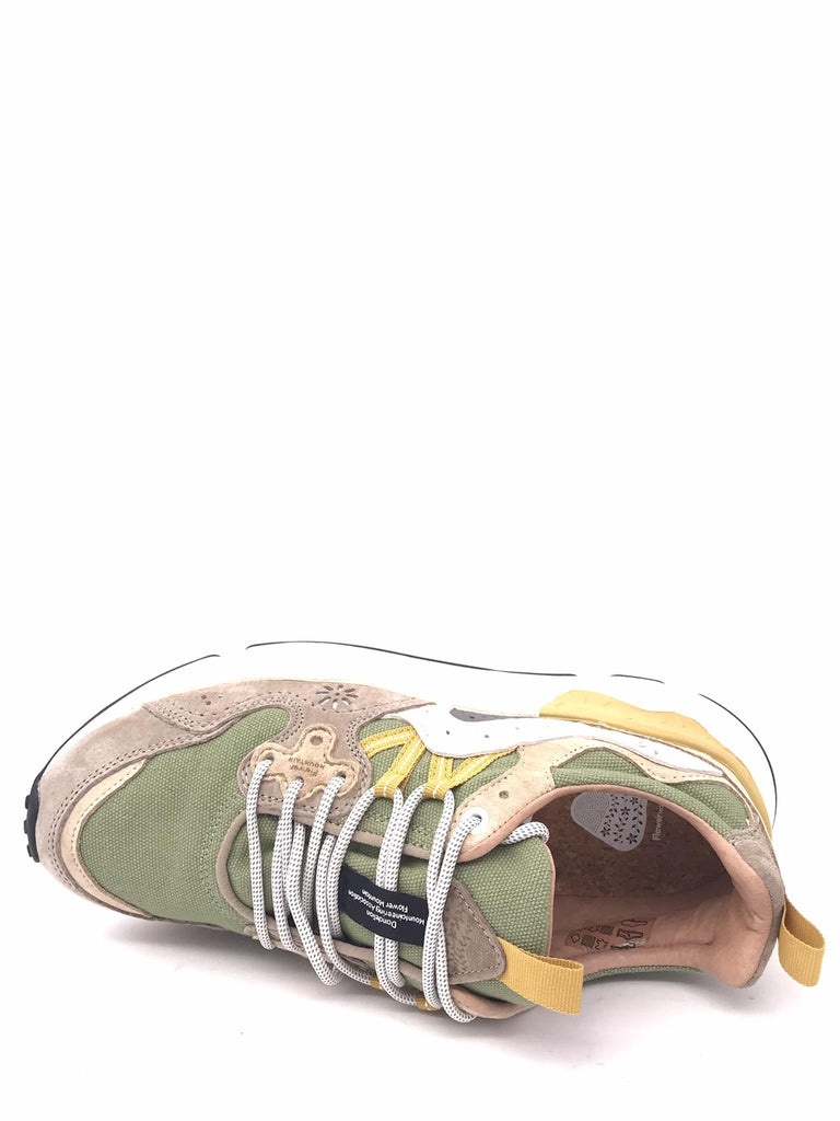 Sneakers uomo Yamano 3 beige-militare YAMANO 3 MAN 3D58MARRONE/MILITARE FLOWER MOUNTAIN 