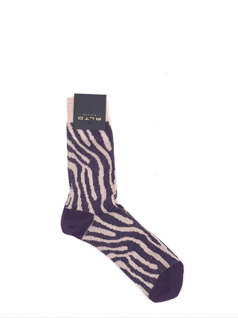 Calzini corti Kendal prugna AM1111DC 048PRUGNA ALTO MILANO 