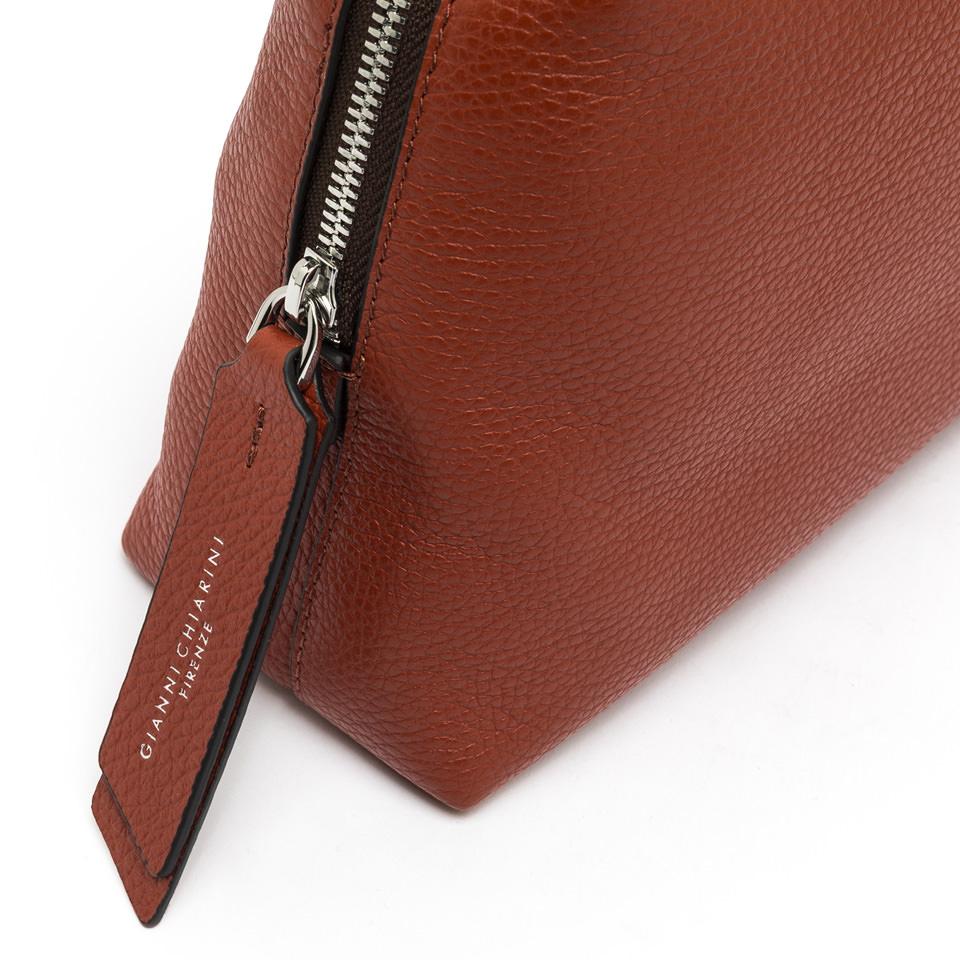 Borsa Alifa in pelle bottalata brick red BS8148 MATTONE GIANNI CHIARINI 