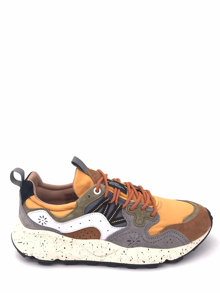 Sneakers uomo Yamano 3 marrone-arancio YAMANO 3 MAN 3D84MARRONE/ARANCIO FLOWER MOUNTAIN 