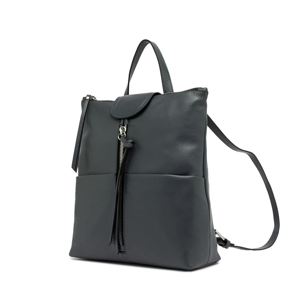 Zaino Giada in pelle bottalata midnight sky ZN7040 GRIGIO GIANNI CHIARINI 