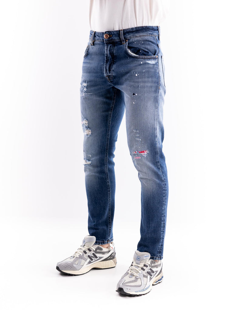 Jeans uomo Yaren blu toppe M2S4035 DTFUT BLU CHIARO DON THE FULLER 