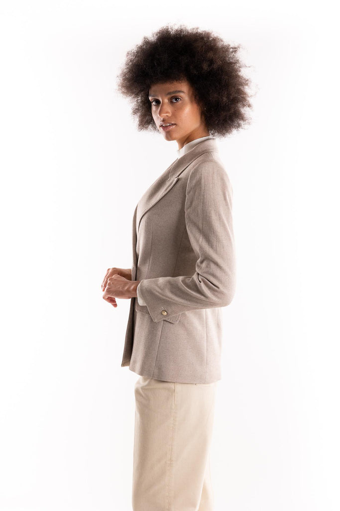 Giacca doppiopetto Fennec beige 2523046102200 001BEIGE MARELLA 