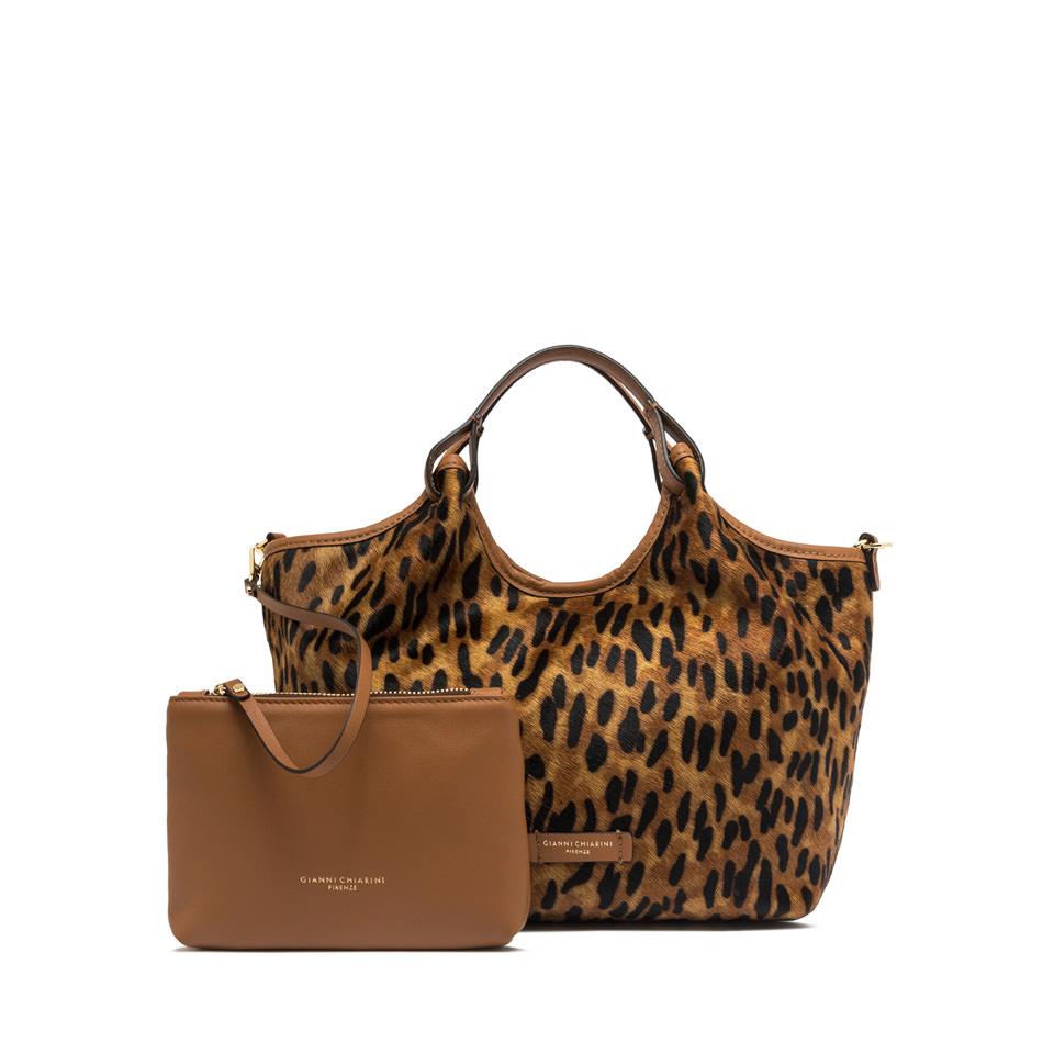Borsa Dua media in cavallino lince BS11109 CAV-PLLINCE-CUOIO GIANNI CHIARINI 