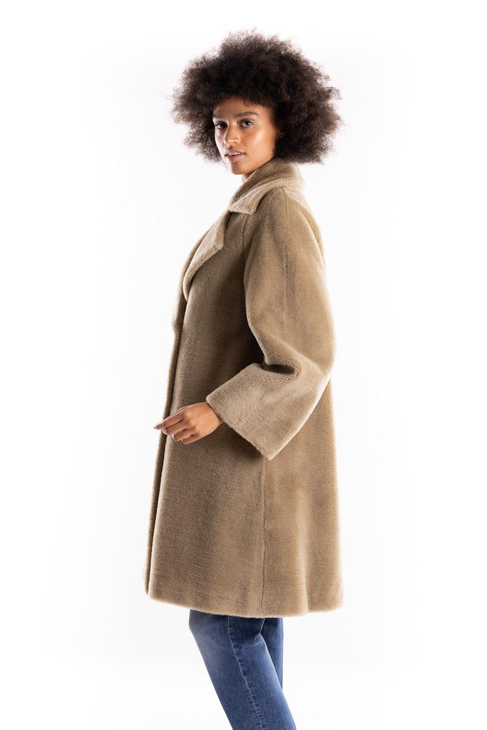 Cappotto Rosalia teddy beige 2523456012200 005BEIGE MARELLA 