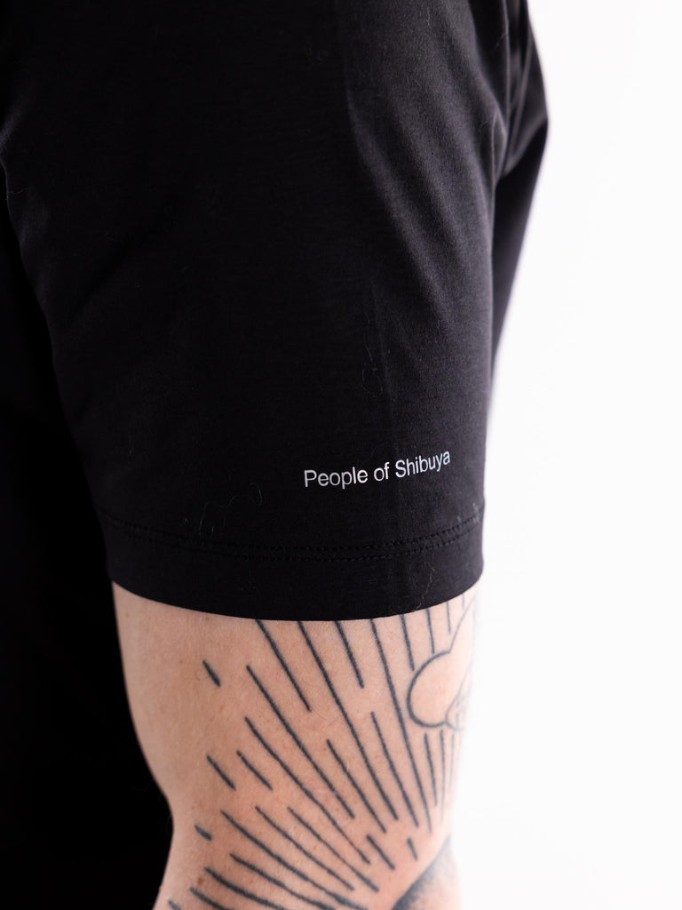 T-shirt uomo Shiko nera SHIKO 790NERO PEOPLE OF SHIBUYA 