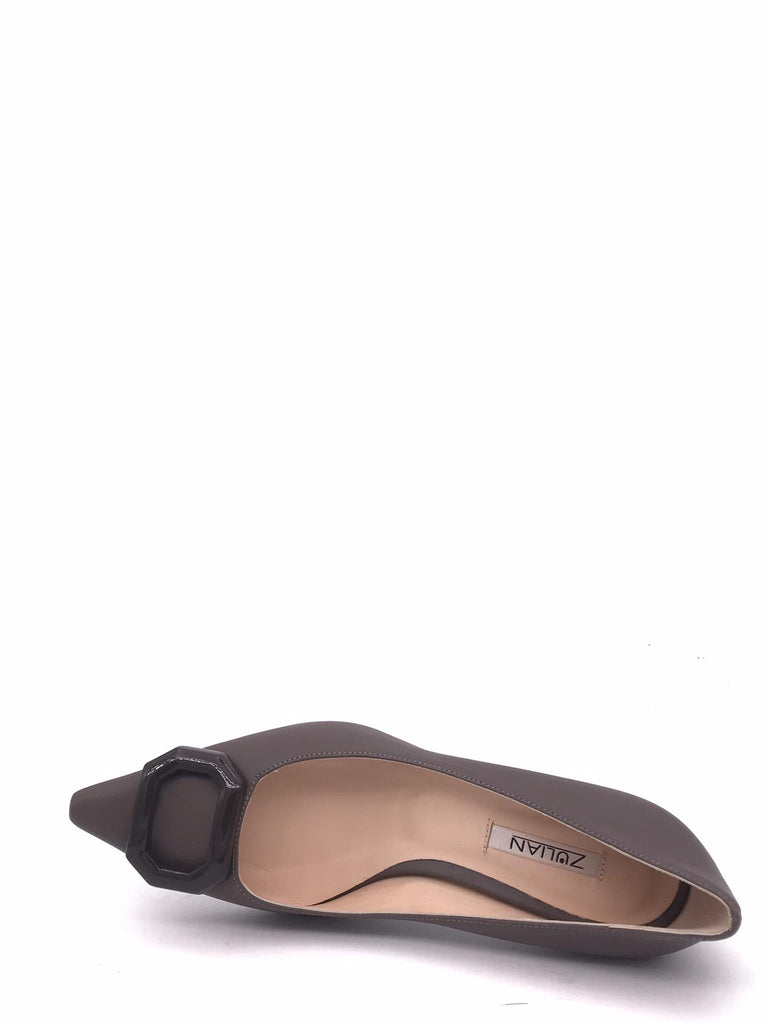 Decolletè Brenda in nappa fango 1109 FANGO ZULIAN 