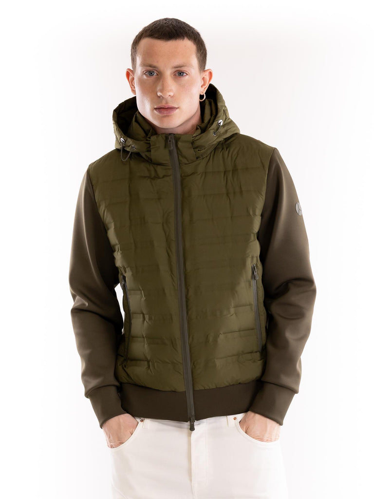 Giubbino New in tessuto tecnico verde militare NEW 850MILITARE PEOPLE OF SHIBUYA 