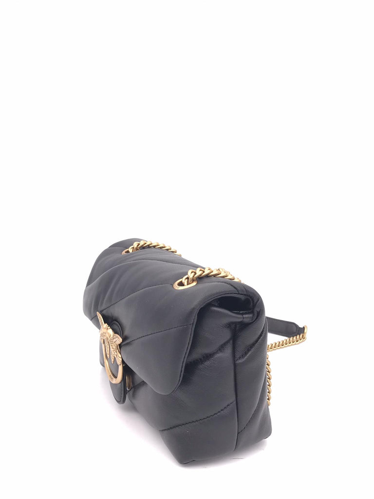 Borsa mini love puff maxi quilt nera 100039 A0F2-Z99QNERO PINKO 
