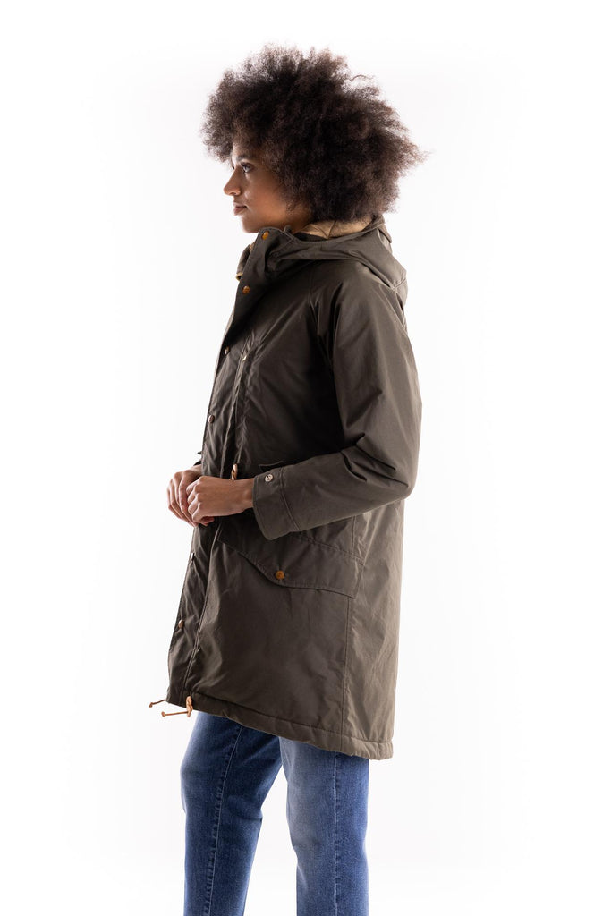 New woman mountain parka chocolate 8620W MARRONE MANIFATTURA CECCARELLI 