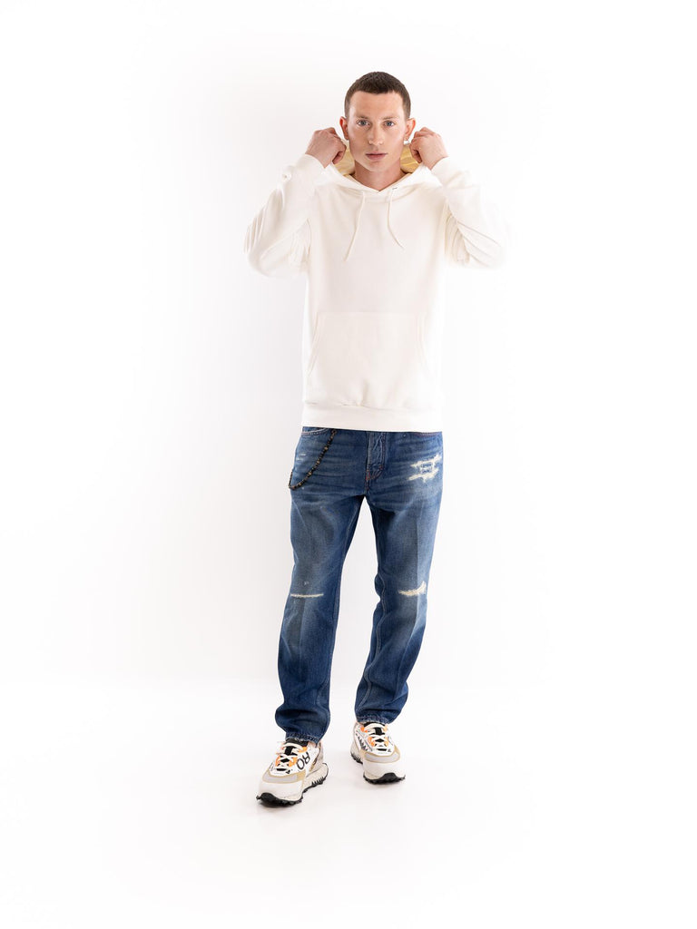 Felpa uomo con stampa Manara damascata HOODIE/MAN ARABIANCO BASTILLE 