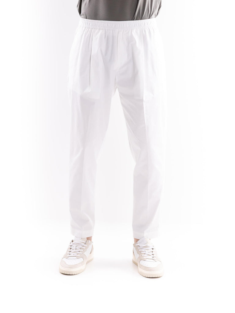 Pantalone uomo Il cacciatore bianco OF1S2S4P023 BIANCO OUTFIT 
