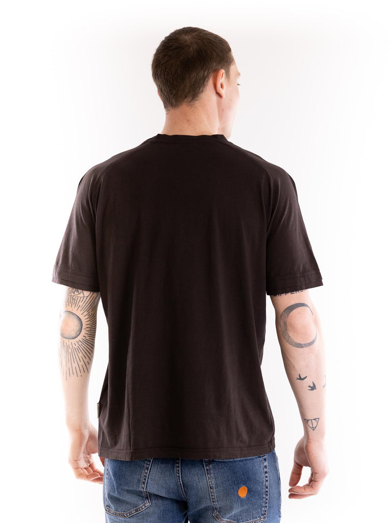 T-shirt uomo jersey marrone F041 40372351 PAOLO PECORA 