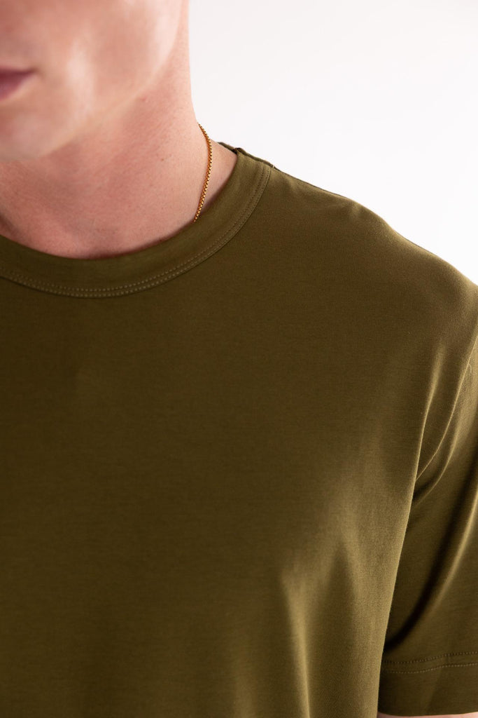 T-shirt girocollo verde marcio F012 VERDE MARCIO PAOLO PECORA 