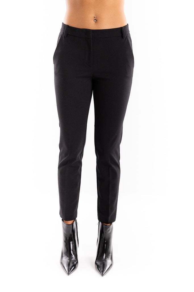 Pantalone Bello punto stoffa nero 100155 A24DNERO PINKO 