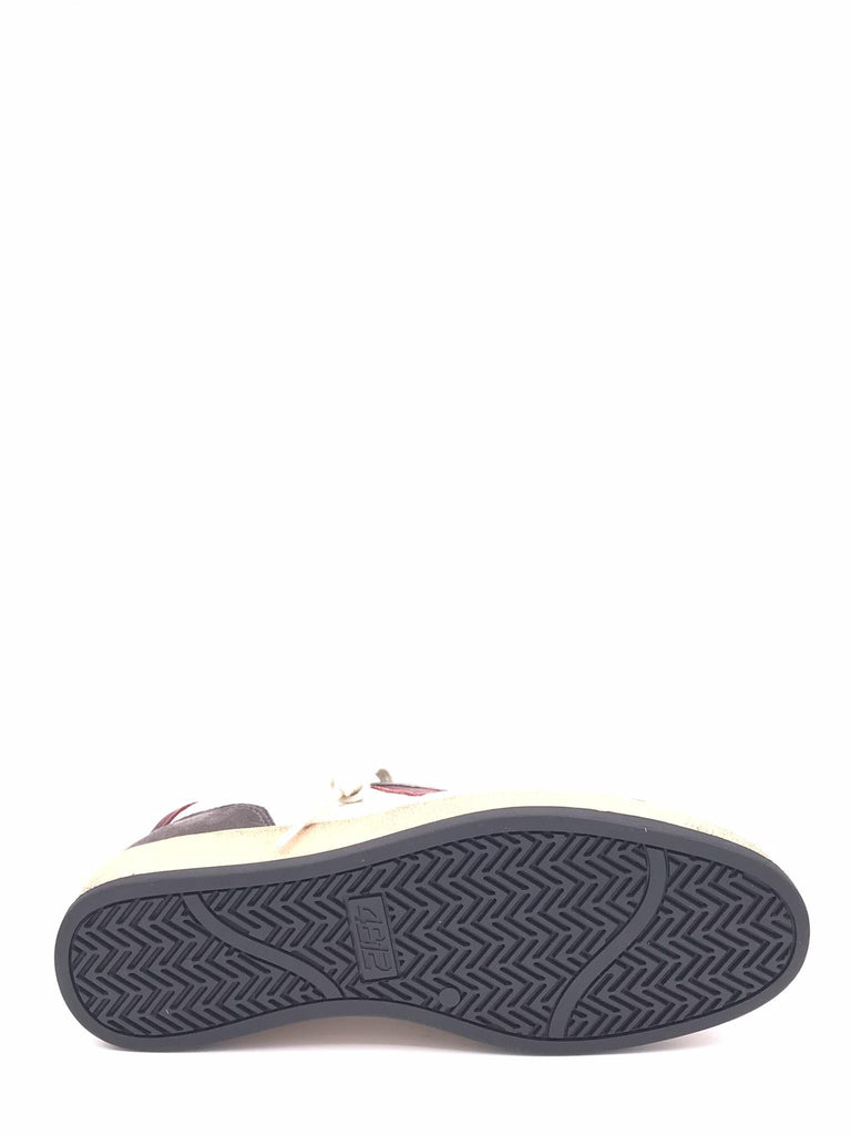 Sneakers Play new antracite-bordò PLAYNEW-U123 ANTRACITE/BIANCA 4B12 