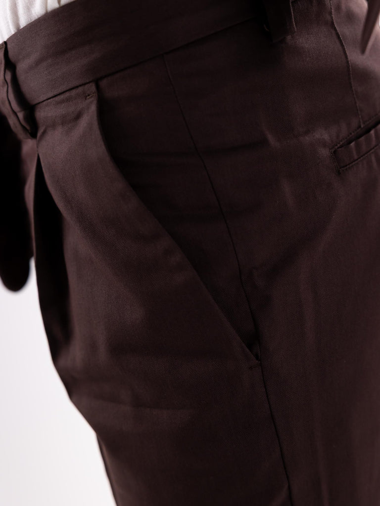 Pantalone uomo japan marrone B123 MARRONE PAOLO PECORA 