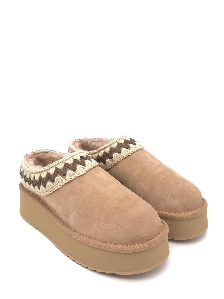 Ciabatta platform clog suede savana FW681009A SAVANA MOU 