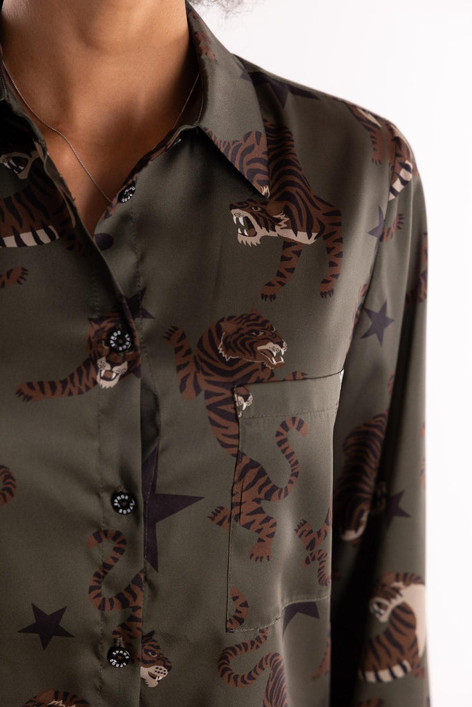 Camicia tiger print militare 15043 MILITARE 5 PROGRESS 