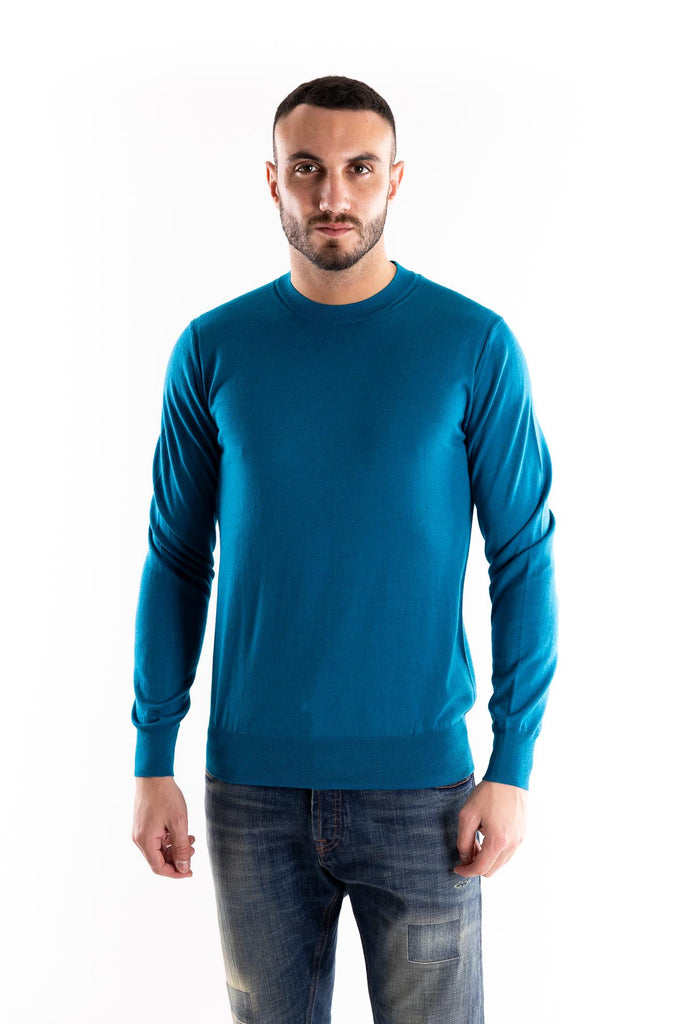 Maglia girocollo in lana finezza 16 pavone A001 PAVONE PAOLO PECORA 