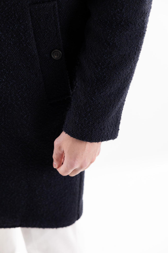 Cappotto over blu OF1F2W4K008 BLU OUTFIT 