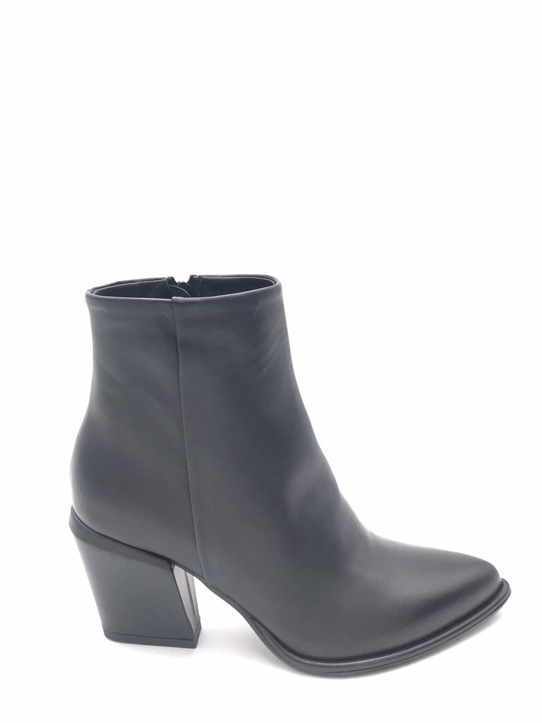 Tronchetto Marta in pelle nera SR1046 NERO ZULIAN 