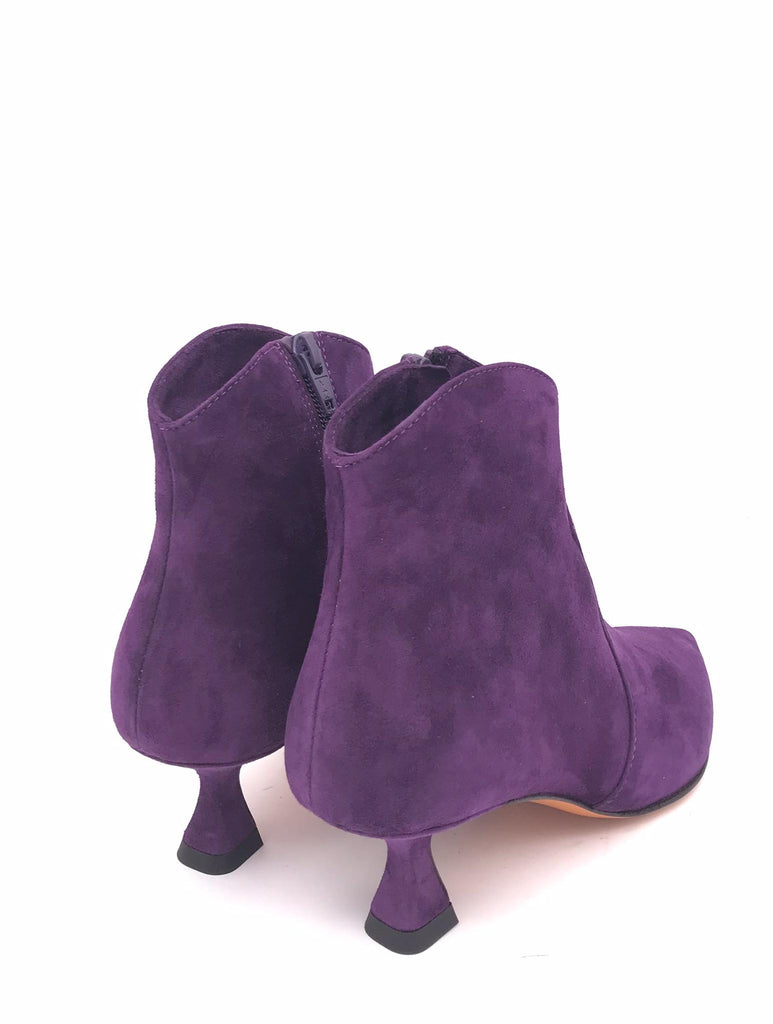 Tronchetto Agata in camoscio viola SR1086 VIOLA ZULIAN 