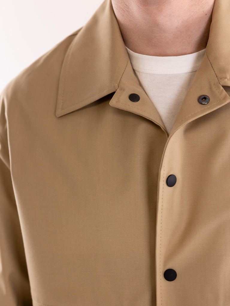 Caban uomo in tessuto cammello S2S5CT00J013 470 OUTFIT 