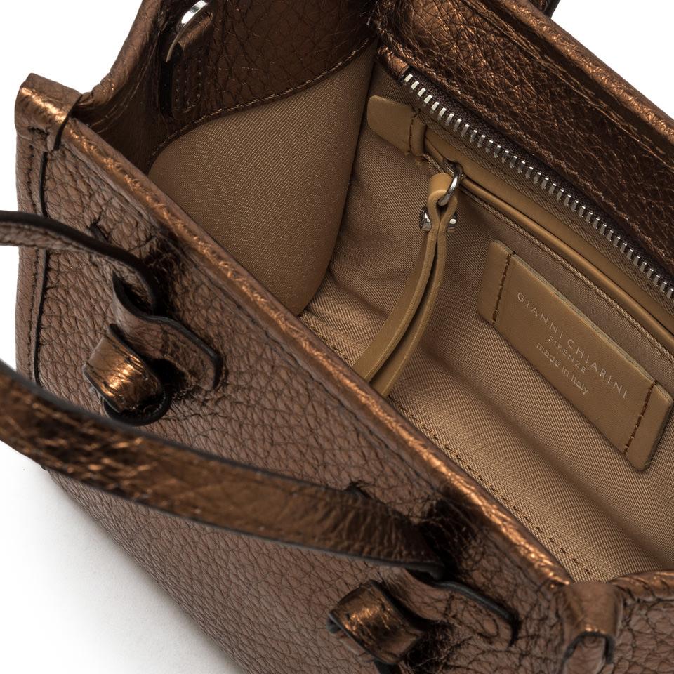 Borsa Miss marcella laminata toasted BS8065 BBLBRONZO GIANNI CHIARINI 