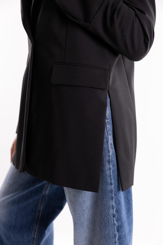 Giacca Kamut oversize nera 105663 A18ENERO PINKO 